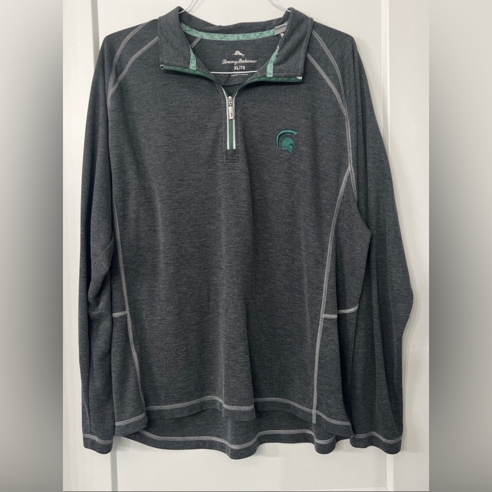 Men’s Tommy Bahama Michigan State 1/4 Zip